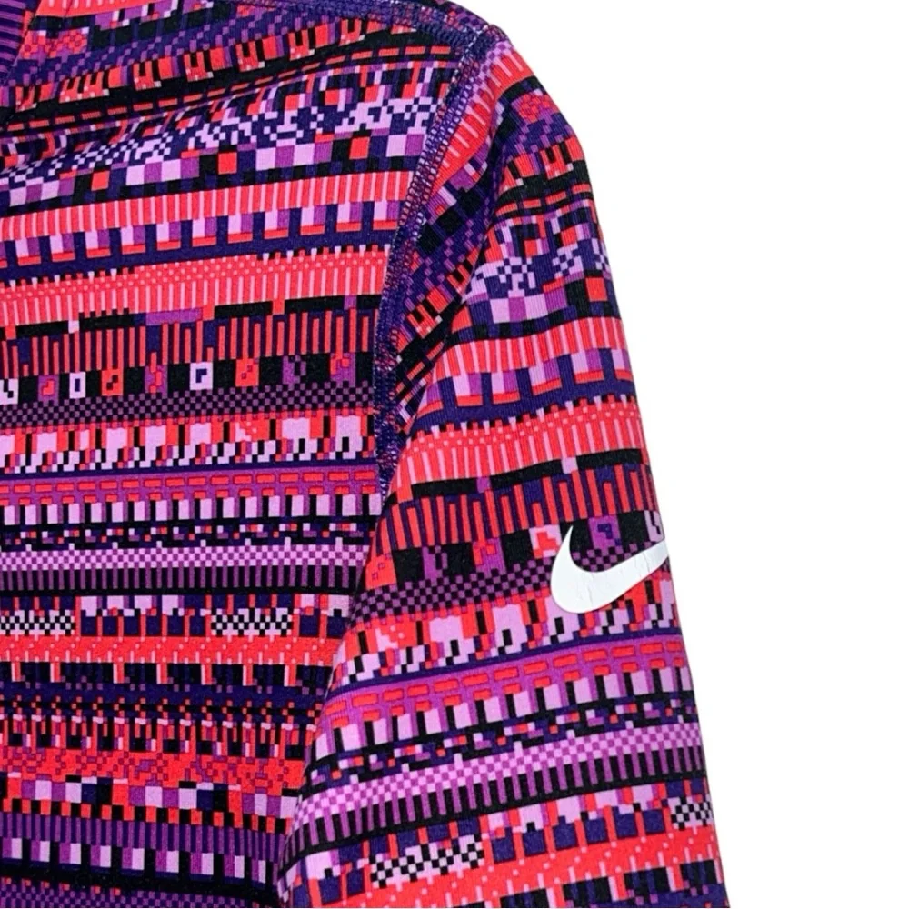 Nike Pro‎ Women’s Dri-Fit Hyperwarm Running Half Zip Mock Neck Jacket  Sz M